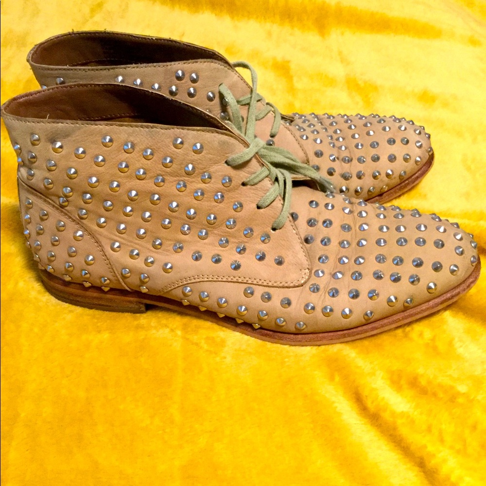 Anthropologie Matiko. Oliver studded booties.